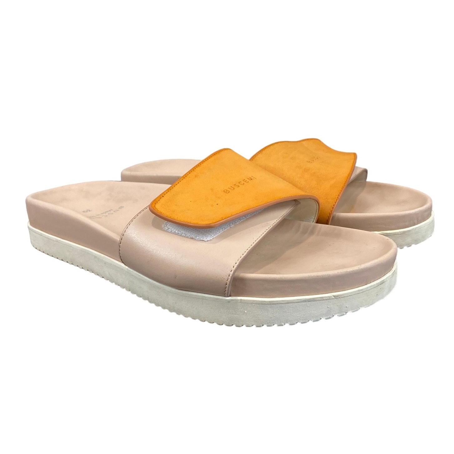 Buscemi Slide Scratch Leather Sandals Women's 39 Us 9